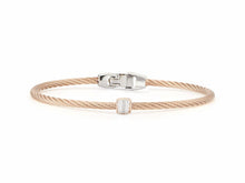 Load image into Gallery viewer, ALOR Cable &amp; Rose Gold Diamond Barrel
