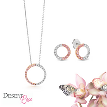 Load image into Gallery viewer, Pink Diamond Circular Necklace

