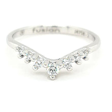 Load image into Gallery viewer, White Gold and Diamond Fitted Ring
