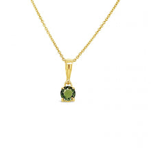 Load image into Gallery viewer, Yellow Gold Tourmaline Necklace
