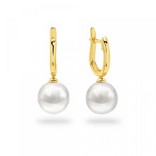 Load image into Gallery viewer, Yellow Gold South Sea Pearl Earrings
